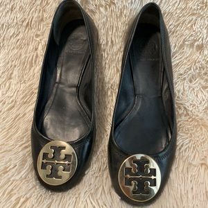 Leather Tory Burch Flats